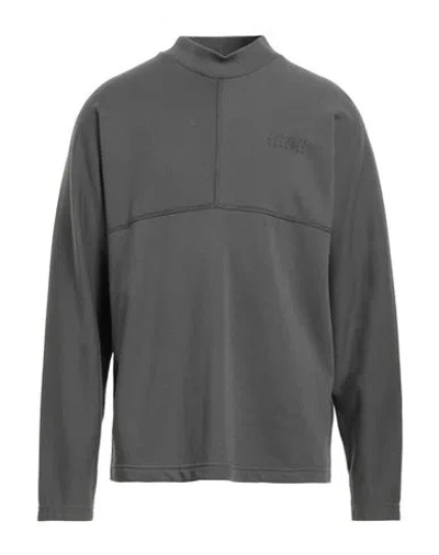 Mm6 Maison Margiela Man Sweatshirt Lead Size M Cotton, Polyester In Gray
