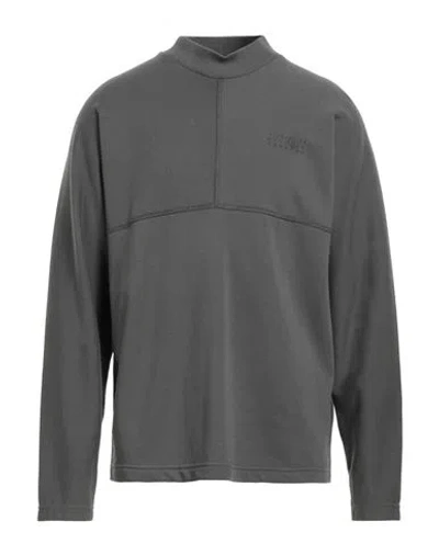 Mm6 Maison Margiela Man Sweatshirt Lead Size S Cotton, Polyester In Grey