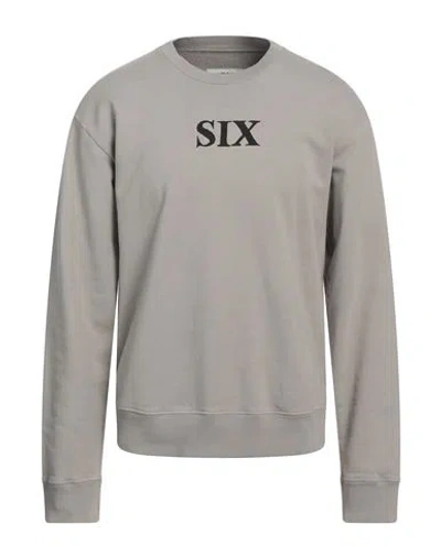 Mm6 Maison Margiela Man Sweatshirt Light Grey Size S Cotton In Gray