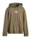 Mm6 Maison Margiela Numeric Logo Sweatshirt With Seven In Green