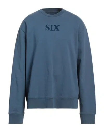 Mm6 Maison Margiela Blue Cut Out Sweatshirt In 523 70s Blue