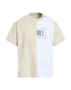 Mm6 Maison Margiela Man T-shirt Beige Size Xxs Cotton In Neutral