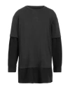 Mm6 Maison Margiela Man T-shirt Charcoal Size S Cotton, Elastane In Grey