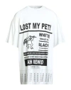 Mm6 Maison Margiela Man T-shirt White Size M Cotton In White