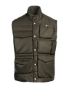 Mm6 Maison Margiela Man Vest Military Green Size 40 Polyamide In Green