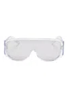 Mm6 Maison Margiela Mask Sunglasses In White