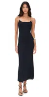 Mm6 Maison Margiela Maxi Dress Black In Blue