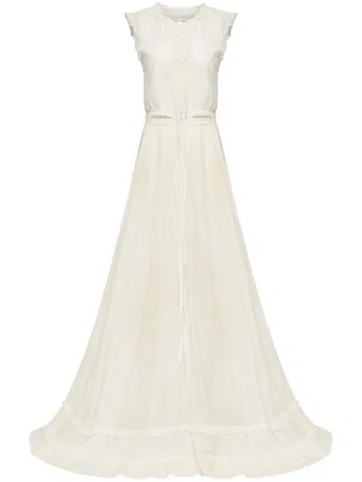 Mm6 Maison Margiela Maxi Dress Clothing In White