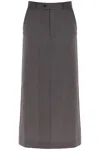MM6 MAISON MARGIELA MAXI SKIRT WITH TIEABLE PANEL