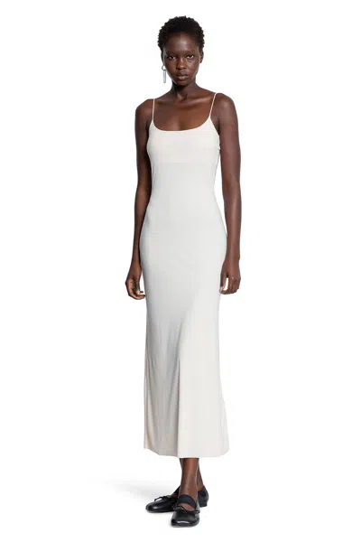 Mm6 Maison Margiela Maxi Slip Dress In White