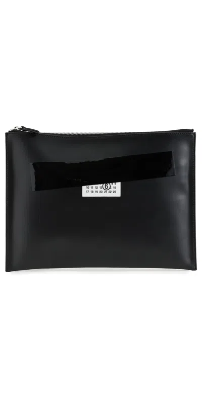 Mm6 Maison Margiela Media Pouch Black