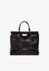 Mm6 Maison Margiela Medium Glam Slam Tote Bag In Black