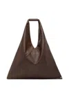 Mm6 Maison Margiela Medium 'japanese' Shopping Bag  In Brown