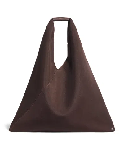 Mm6 Maison Margiela Medium Japanese Tote Bag In Brown