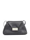 Mm6 Maison Margiela Medium Numeric Cross Body Bag In Grey