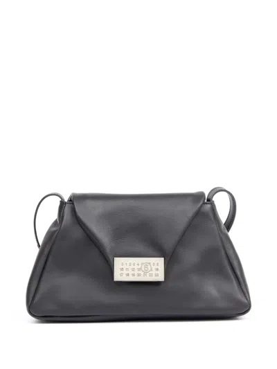 Mm6 Maison Margiela Medium Numeric Cross Body Bag In Black