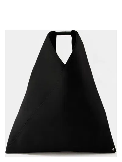 Mm6 Maison Margiela Men's Japanese Mesh Bag In Black