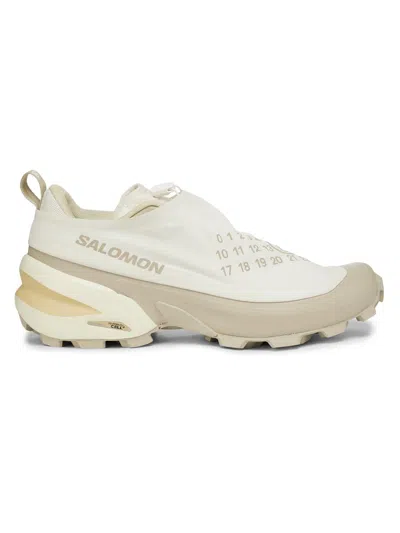 Mm6 Maison Margiela X Salomon Cross Dust Logo-print Sneakers In Neutral