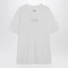 Mm6 Maison Margiela Cotton T-shirt With Number Graphics In White