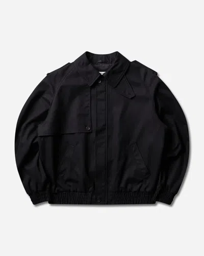 Mm6 Maison Margiela Men S Cotton Twill Jacket In Black