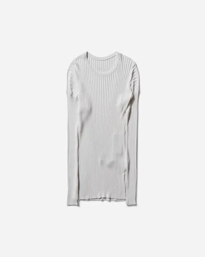 Mm6 Maison Margiela Men S Loose Rib Knit Sweater Off In Gray