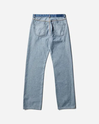 Mm6 Maison Margiela Men S Straight-leg Jeans In Purple