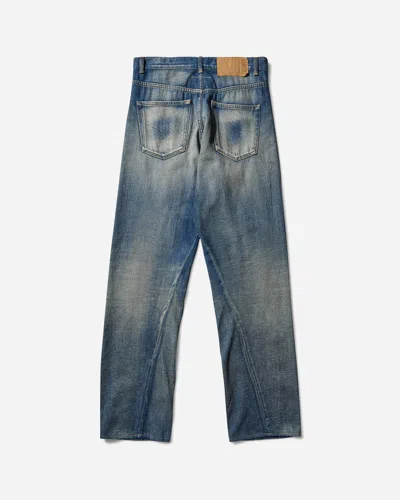Mm6 Maison Margiela Men S Wide-leg Jeans In Pink