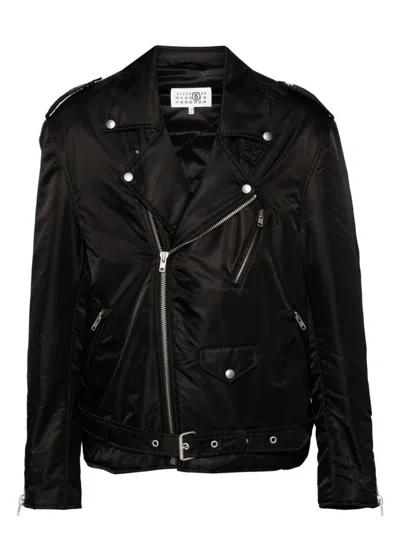 Mm6 Maison Margiela Men's Sportsjacket In Black