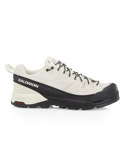 Mm6 Maison Margiela Mm6 X Salomon X-alp Low Top Sneakers In Ha242 Vanilla Ice