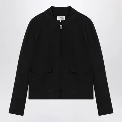 MM6 MAISON MARGIELA MM6 MAISON MARGIELA MEN'S ZIP-UP SILK JACKET