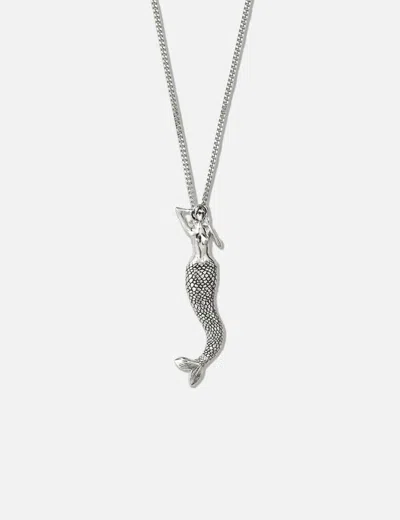 Mm6 Maison Margiela Mermaid Pendant Necklace In Metallic