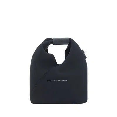 Mm6 Maison Margiela Mesh Shoulder Bag In Black