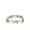 Mm6 Maison Margiela Silver Classic Chain Bracelet