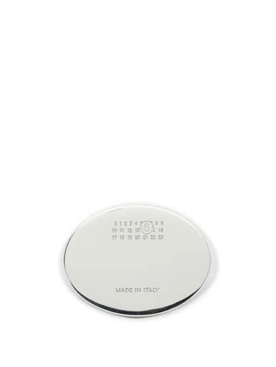 Mm6 Maison Margiela Metal Ring In Metallic