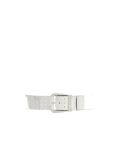 Mm6 Maison Margiela Metallic-effect Belt