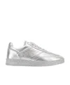 Mm6 Maison Margiela Metallic-finish Low-top Sneakers In Gray