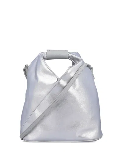 Mm6 Maison Margiela Metallic Leather Crossbody Bag