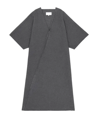 Mm6 Maison Margiela Midi Dress In Black
