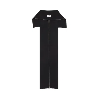 Pre-owned Mm6 Maison Margiela Midi Dress 'black'