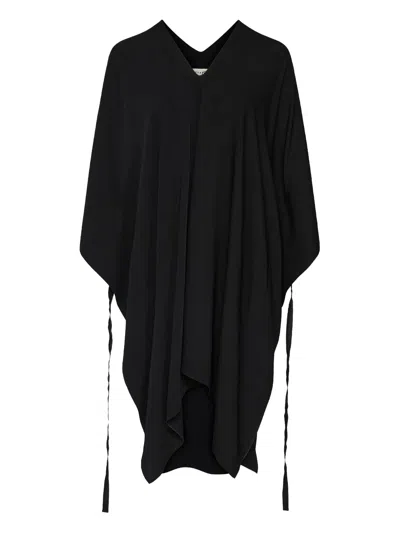 Mm6 Maison Margiela Midi Dress Woman Black