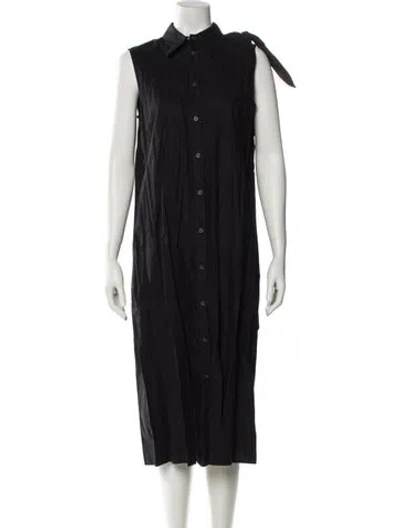 Pre-owned Mm6 Maison Margiela Midi Length Dress In Blue