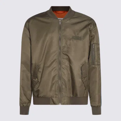 Mm6 Maison Margiela Military Green Casual Jacket In Multicolor