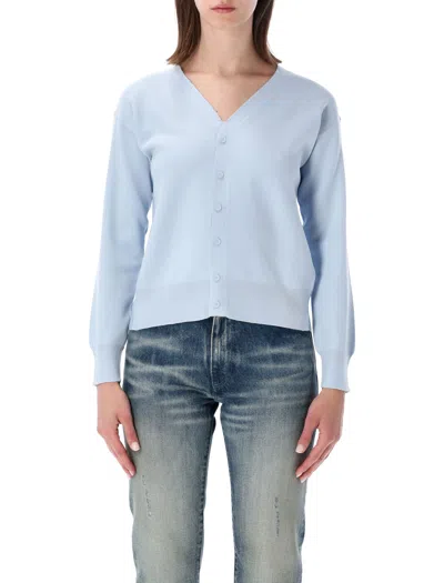 Mm6 Maison Margiela Mini Cozy Sweater For Women In Blue