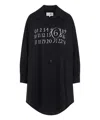 Mm6 Maison Margiela Mm6 By Maison Margiela Black Cotton Dress In Black