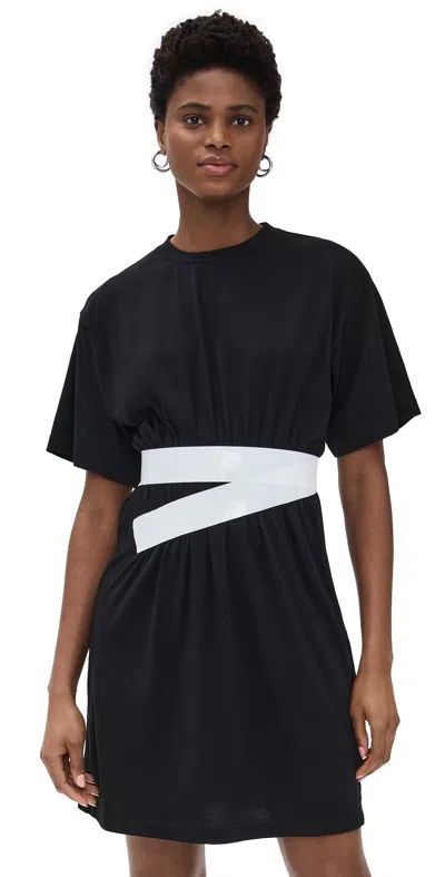 Mm6 Maison Margiela Mini Dress Black