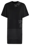 Mm6 Maison Margiela Mini Dress With Logo Print
