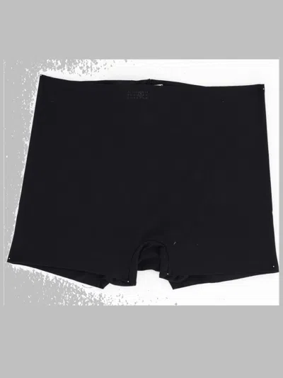 Mm6 Maison Margiela Mini High-waisted Shorts In Black