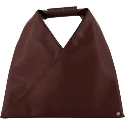 Mm6 Maison Margiela Mini Japanese Purse In Brown
