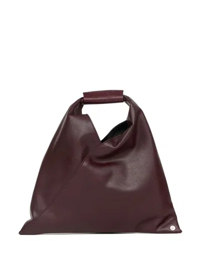 Mm6 Maison Margiela Mini Japanese Schultertasche In Rot