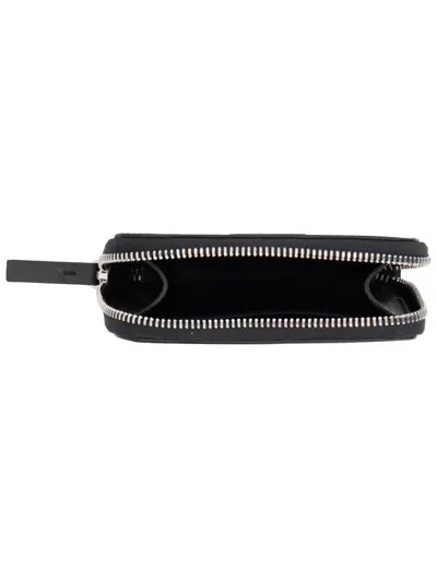 Mm6 Maison Margiela Mini Leather Wallet - Unisex In Black